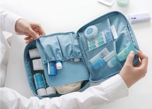 韓國便攜洗漱包收納化妝包深圳加工訂做 實(shí)體廠家,專業(yè)定制箱包休閑化妝包加工廠家