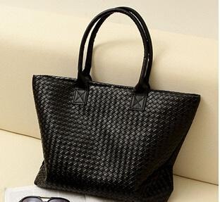 【廠家直銷2017新款女包韓版大容量PU編織女包手提單肩休閑大】價(jià)格_廠家_圖片 -